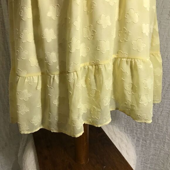 Show Me Your MuMu Merrit Yellow Mini Dress NWT Size L - Picture 5 of 14